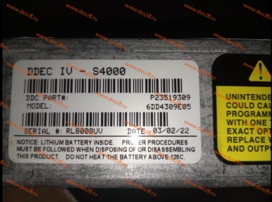 Блок управления двигателем ECM DDEC MTU P23519309